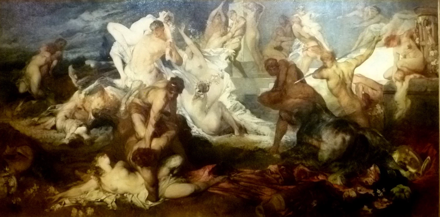 La battaglia dei lapiti e dei centauri - Art Museum Riga Bourse